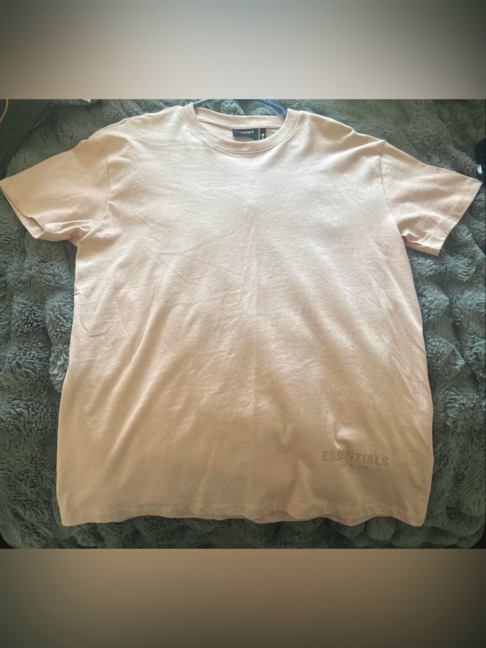 ESSENTIALS Short Sleeve Tee in Peach Pink